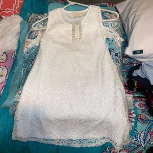 NWT white lace dress